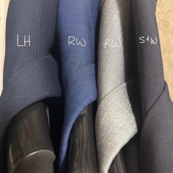 Men’s Lief Horsens Navy Slim Fit Suit (38R Jacket/32R Pants) - Picture 7 of 7